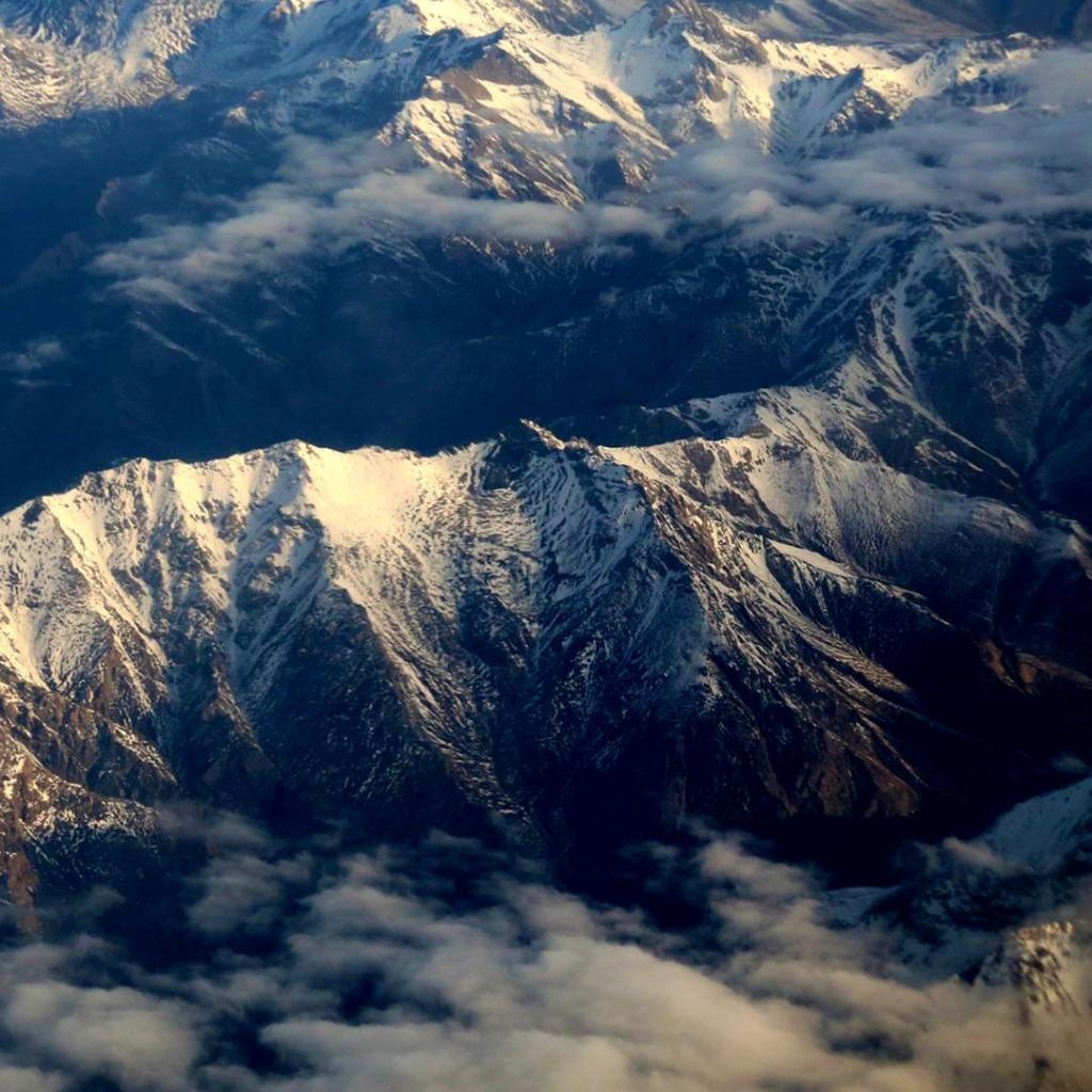 遇见最美的雪山景致