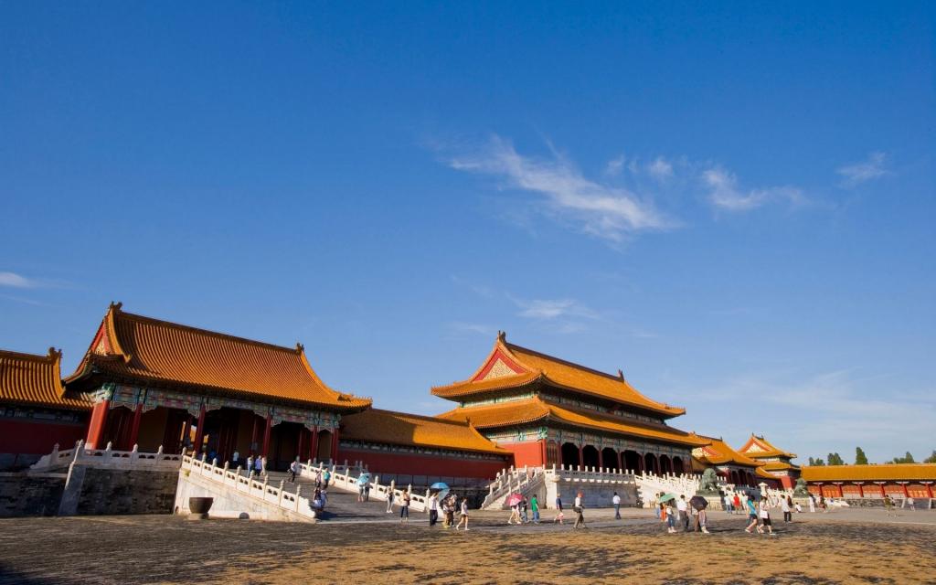 壮观的故宫太和门