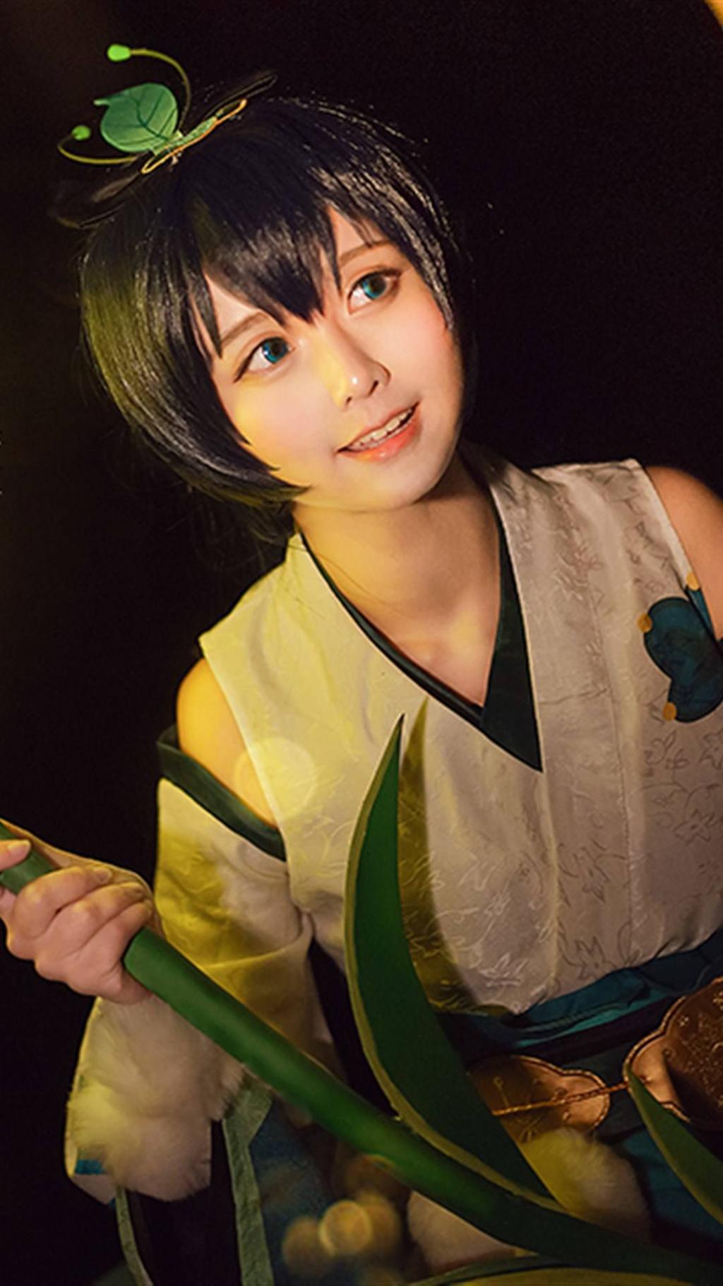 阴阳师cosplay萤草