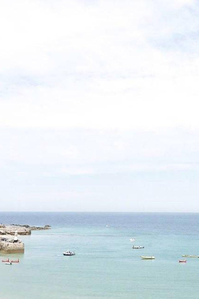 淡雅唯美大海风景