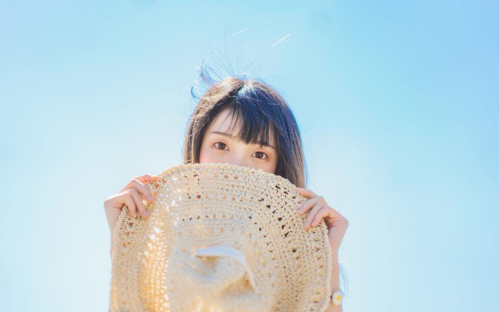 清新氧气美女户外写真