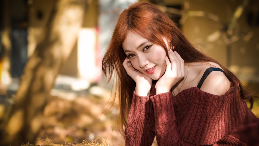 一见倾心动人美女