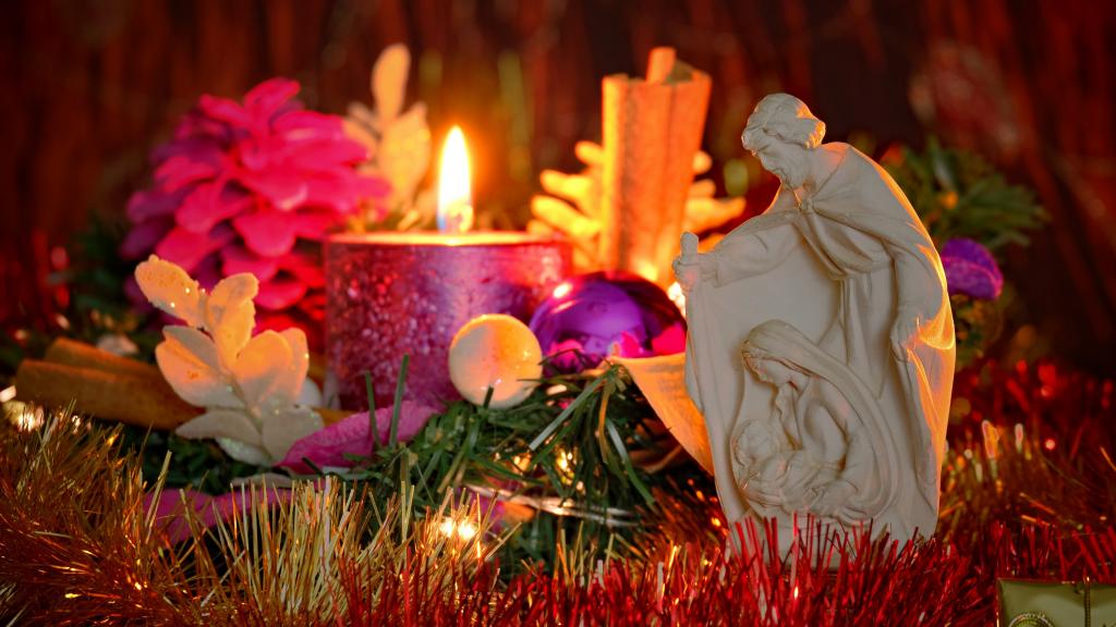 圣诞节和平安夜喜庆元素