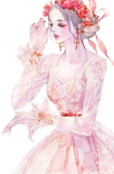 半挽烟云半扶风