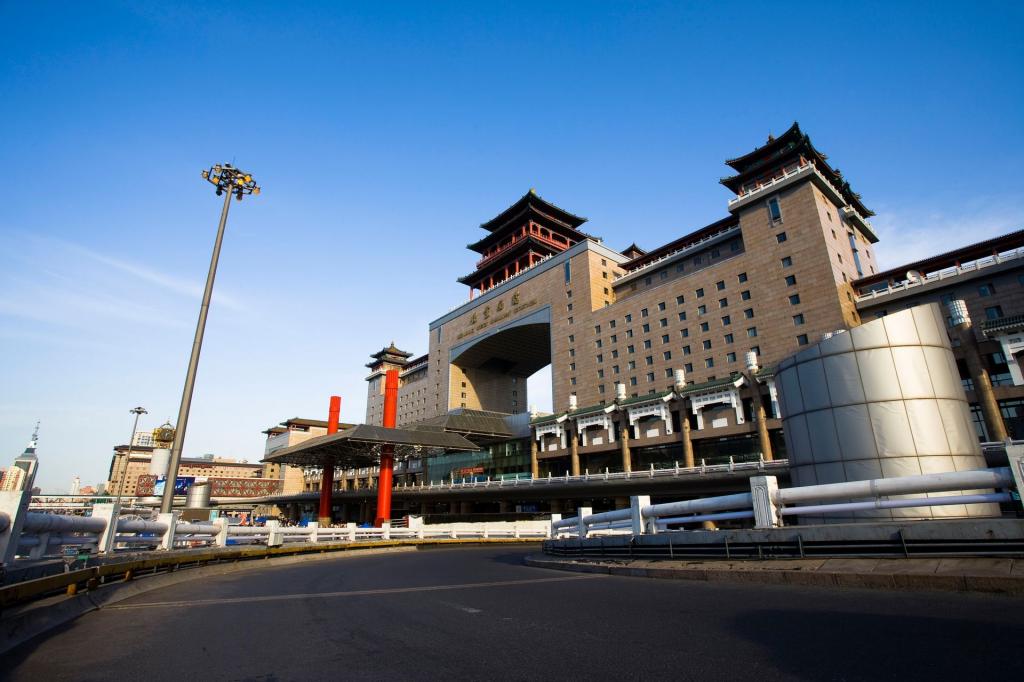 壮观的北京西客站