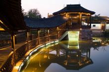 浙江乌镇西栅夜景