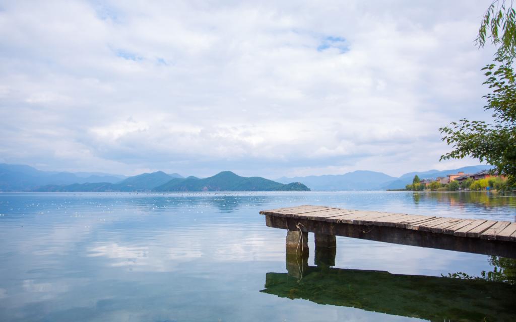 云南泸沽湖自然风景