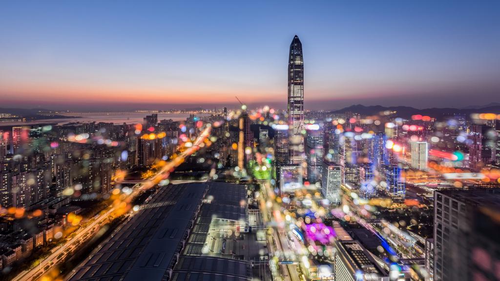 广东深圳城市风光