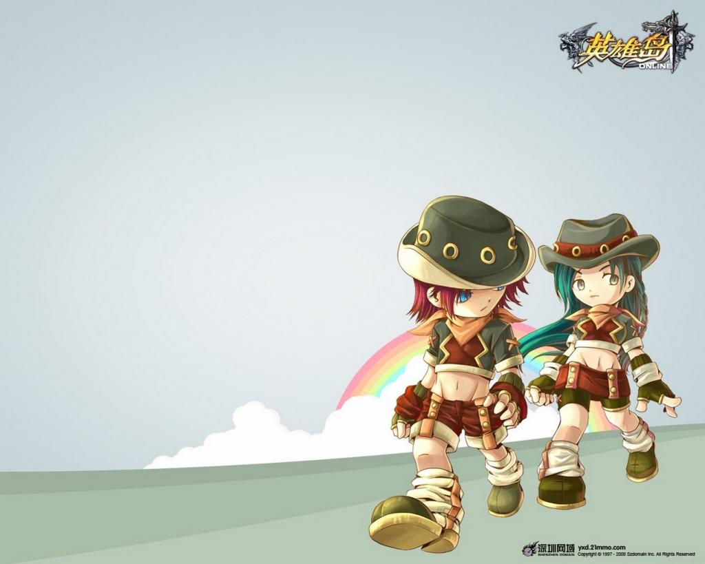 经典游戏《英雄岛》人物