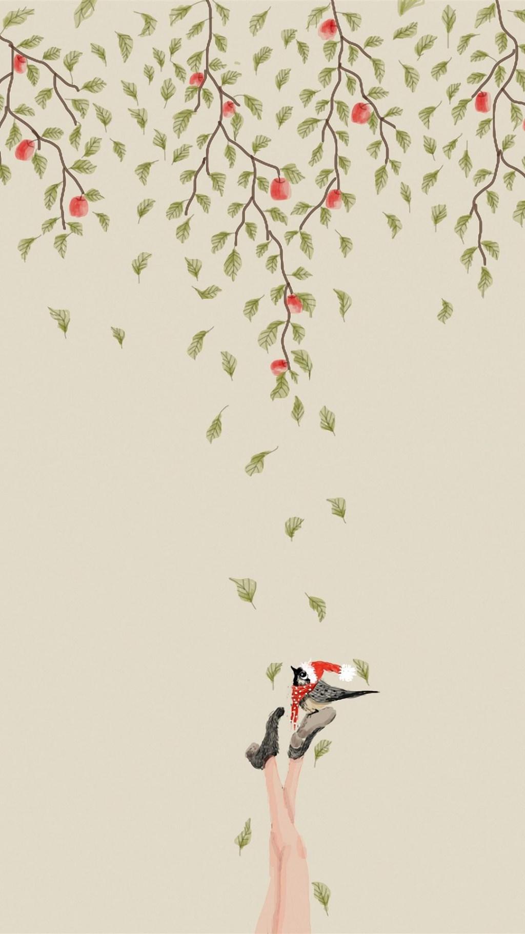 唯美小清新手绘图片手机壁纸