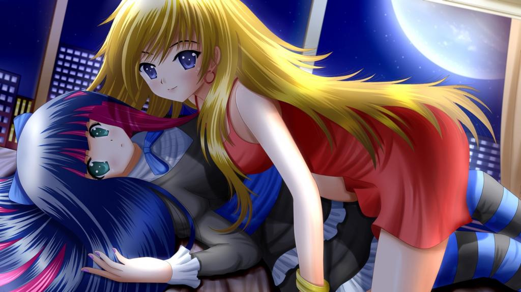 色彩浓郁的动漫美眉