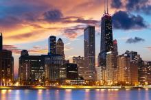 美国伊利诺伊州城市风光