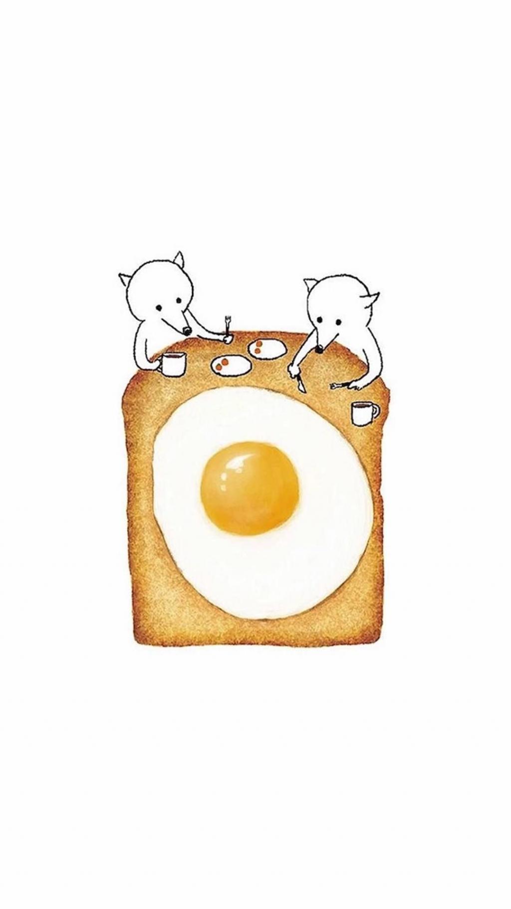 清新手绘卡通插画