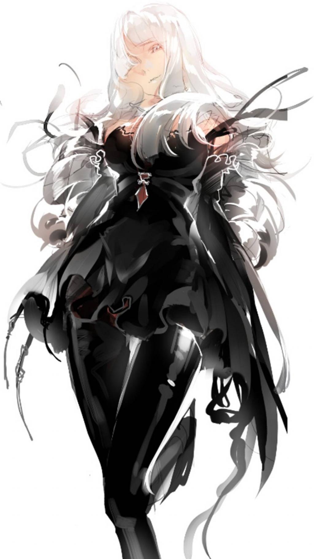 二次元女巫插画