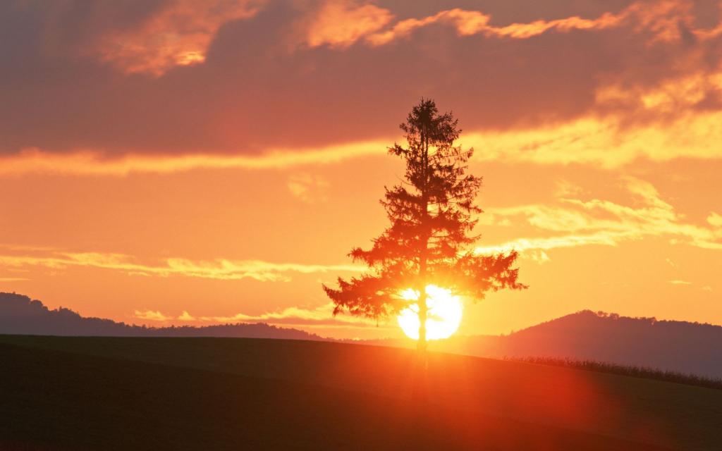 黄昏绚丽晚霞美景