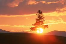 黄昏绚丽晚霞美景
