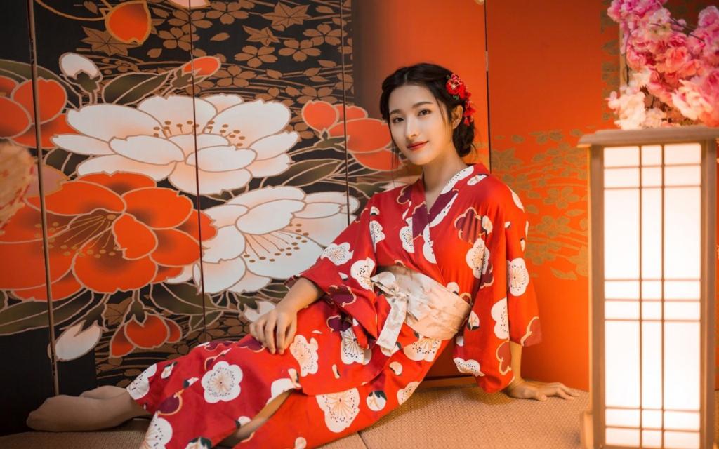 漂亮养眼的和服女生优雅写真