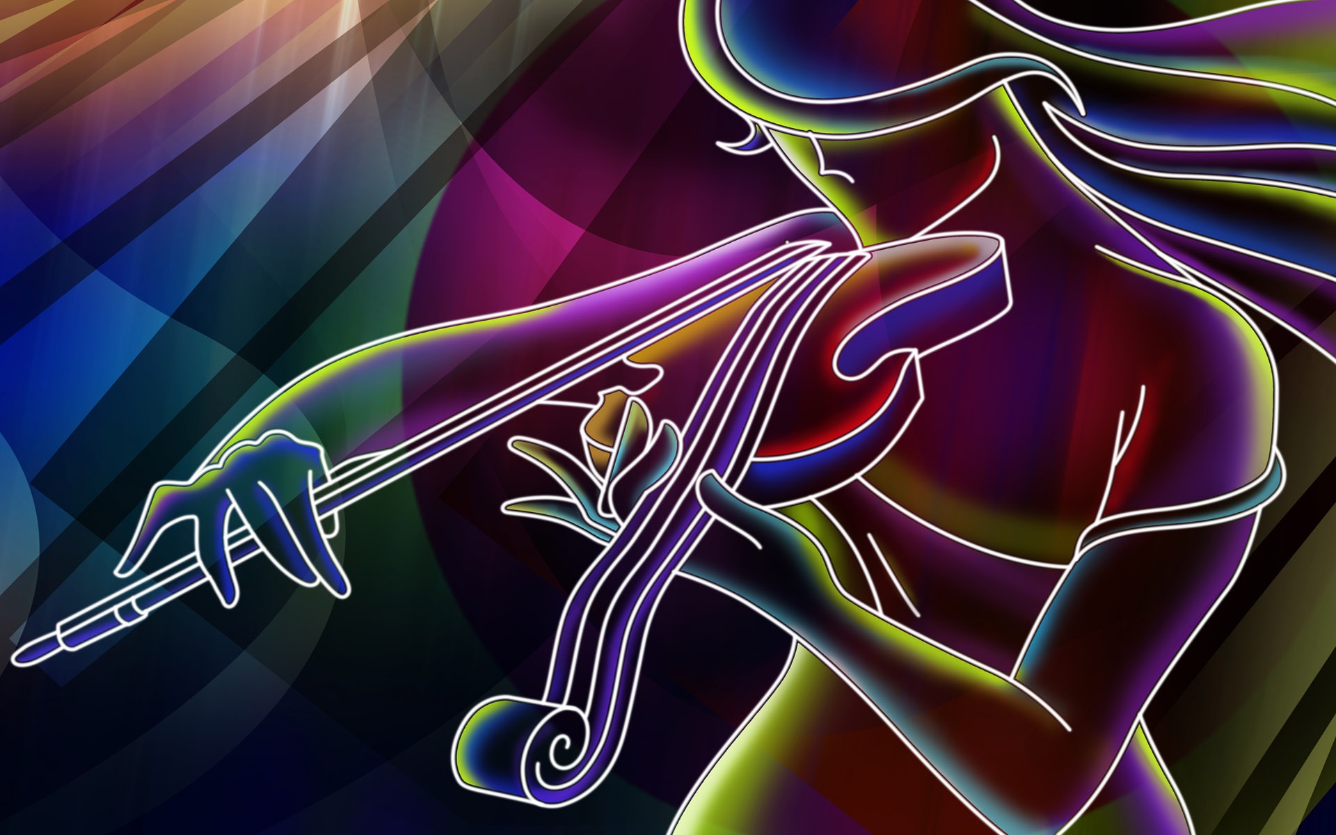 有意思的宽屏线描,高清图片,电脑桌面-壁纸族