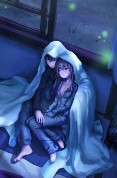 经典动漫情侣唯美图片-3