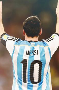 体育足球明星梅西昔日帅照-4