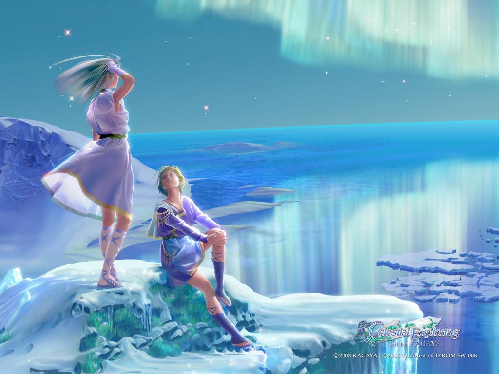 梦幻唯美插画美景