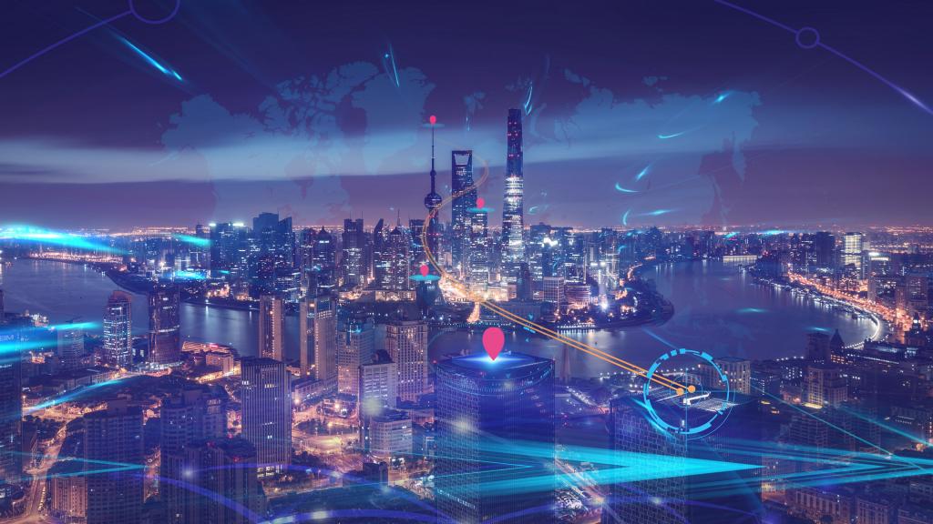 商务大楼城市背景