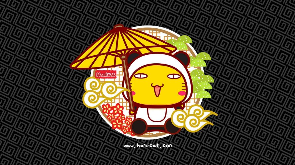 哈咪猫中国风卡通