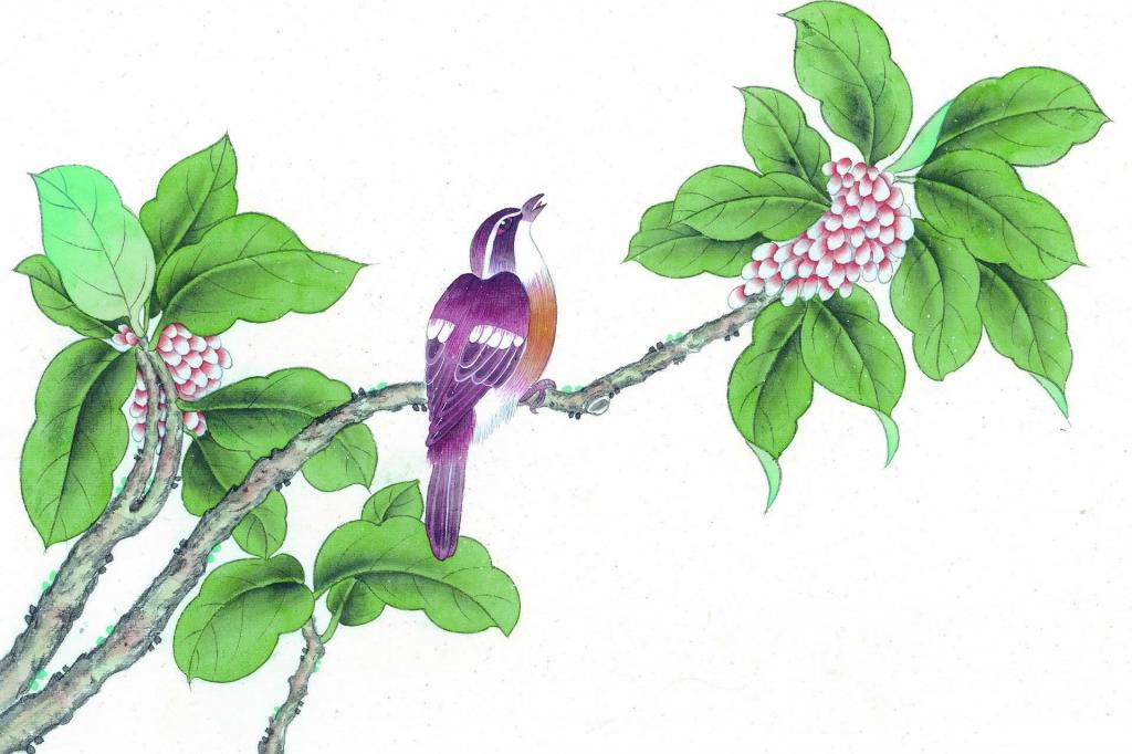 工笔花鸟画