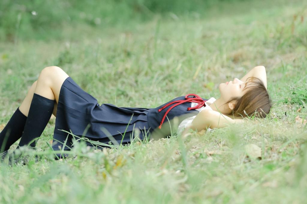 文艺美少女室外小清新写真
