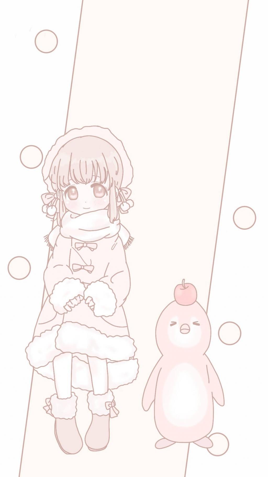 粉色少女心可爱卡通