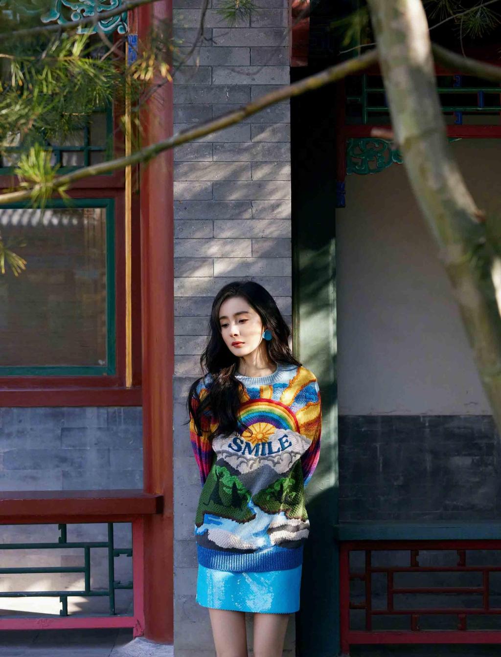 杨幂冬日唯美动人写真