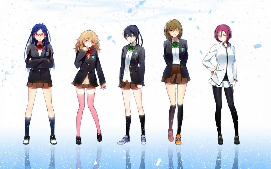 《男子游泳部》动漫人物