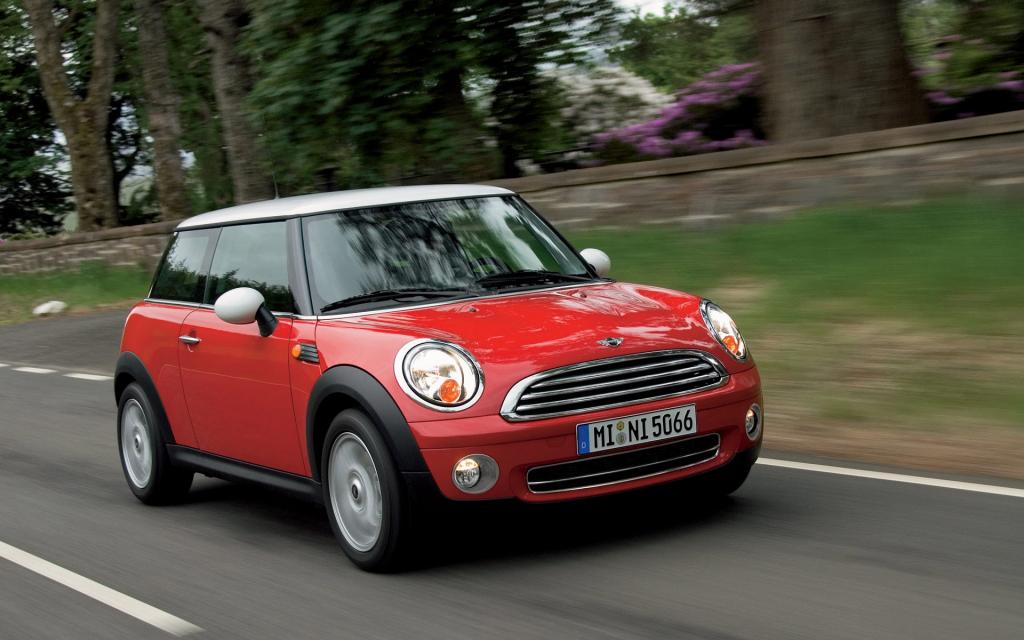 MINI汽车特写