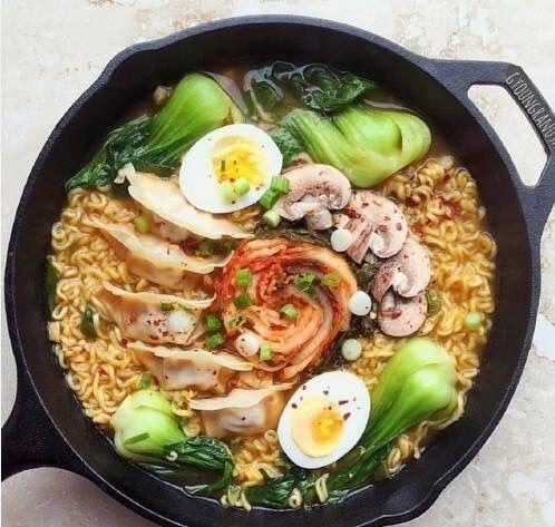 垂涎欲滴的煮泡面