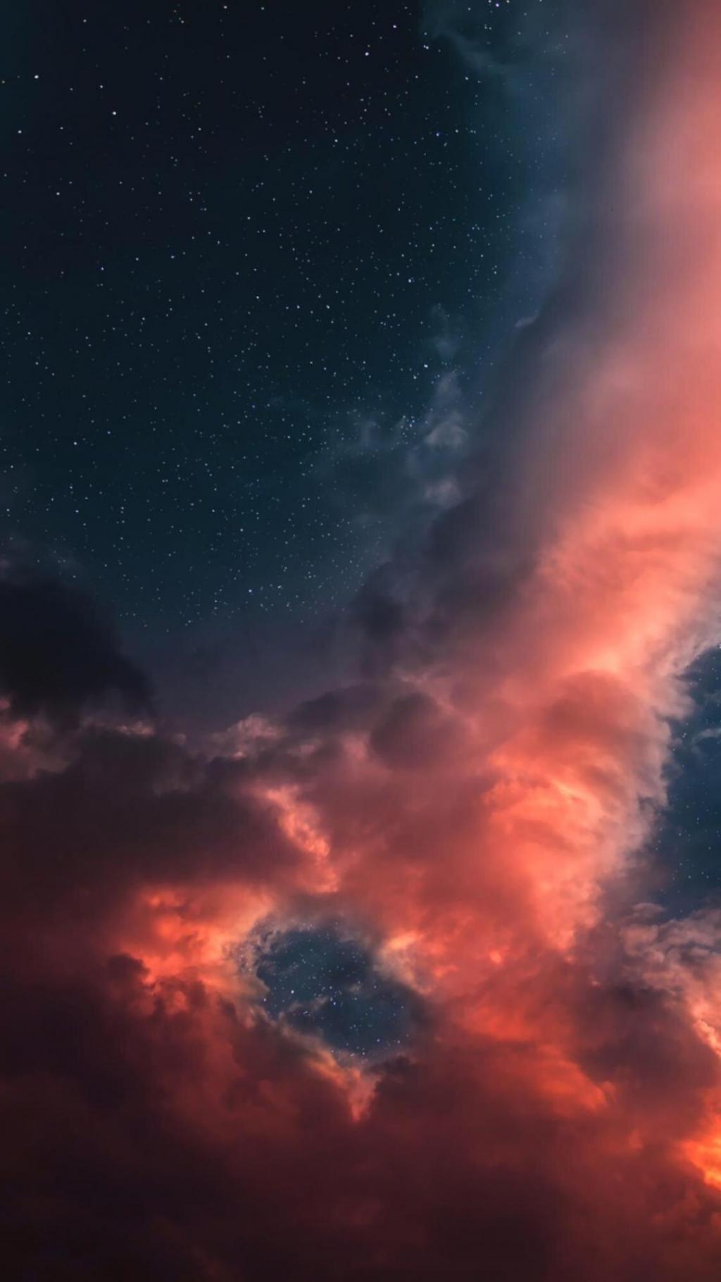 火烧云唯美风光