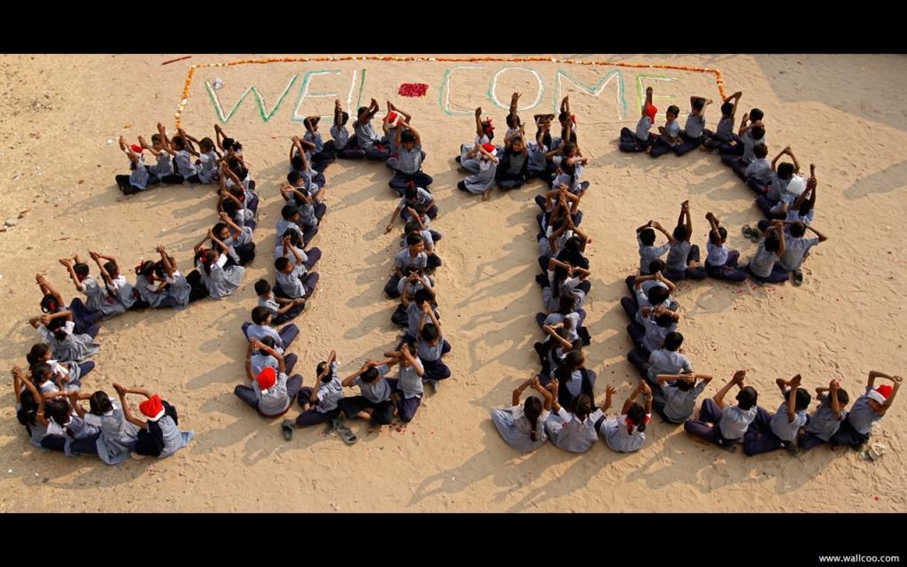 全球庆祝2012新年