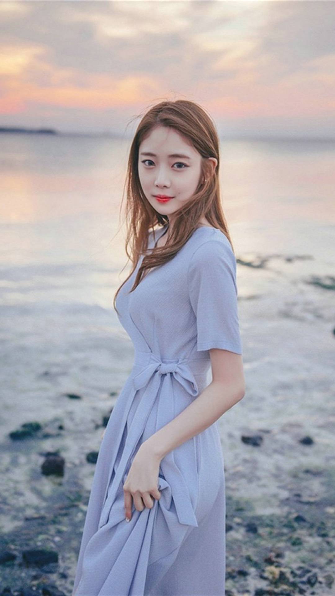 气质优雅的韩国美女,韩国美女,气质美女,长发美女,清纯美女,手机壁纸