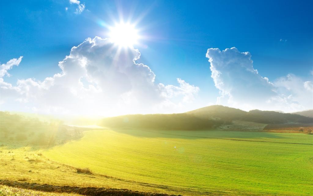 绿色震撼自然风景