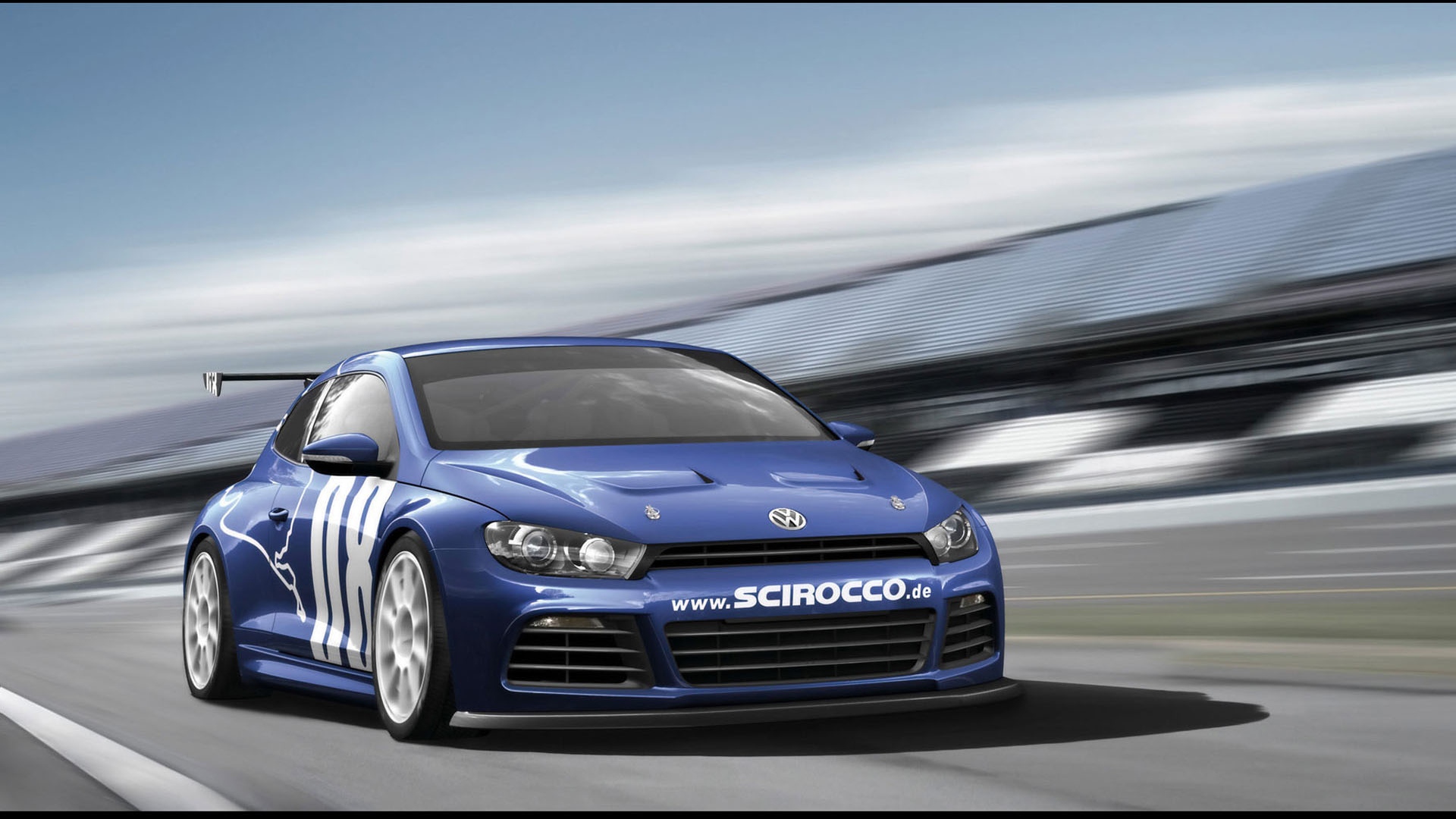 大众尚酷轿车,高清图片,电脑桌面-壁纸族