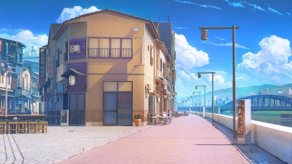 精美的二次元动漫场景