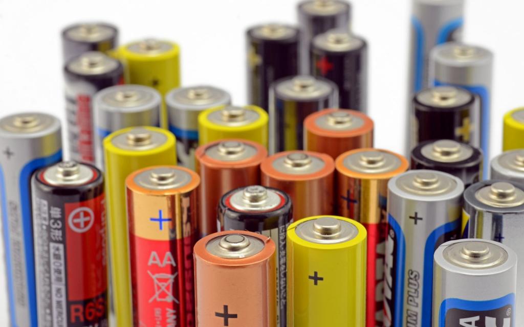 各式各样的电池