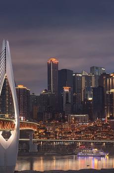 城市夜景灯火辉煌-1