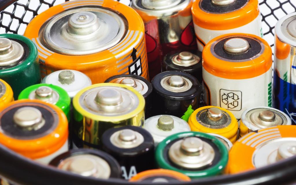 各式各样的电池