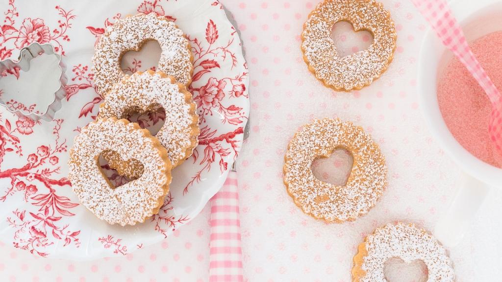 心形五谷饼干图片