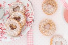 心形五谷饼干图片