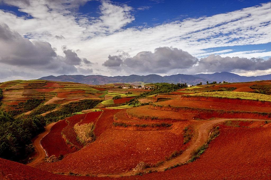唯美的东川红土地