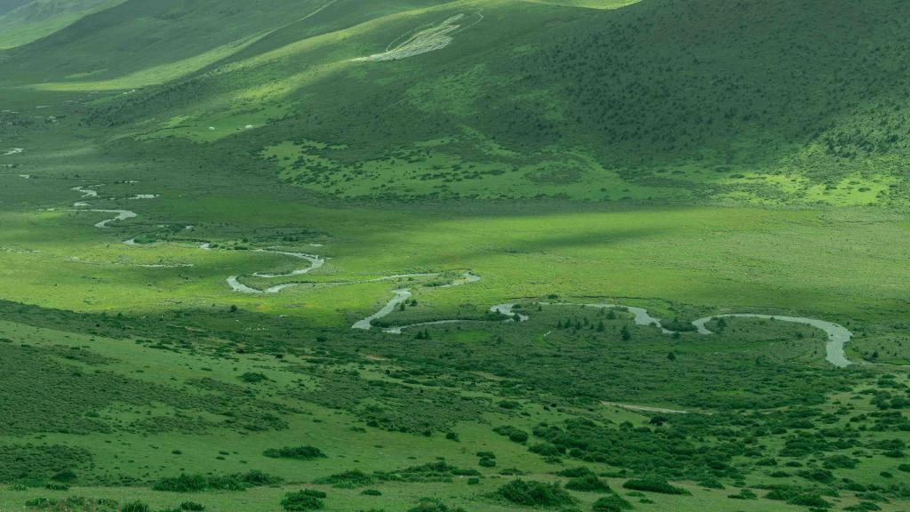 清新壮丽山川迷人自然风光