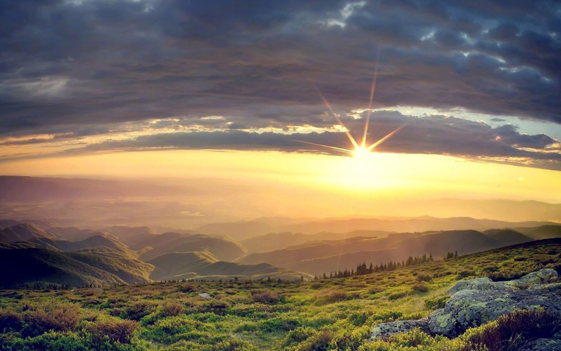 唯美日出自然风光