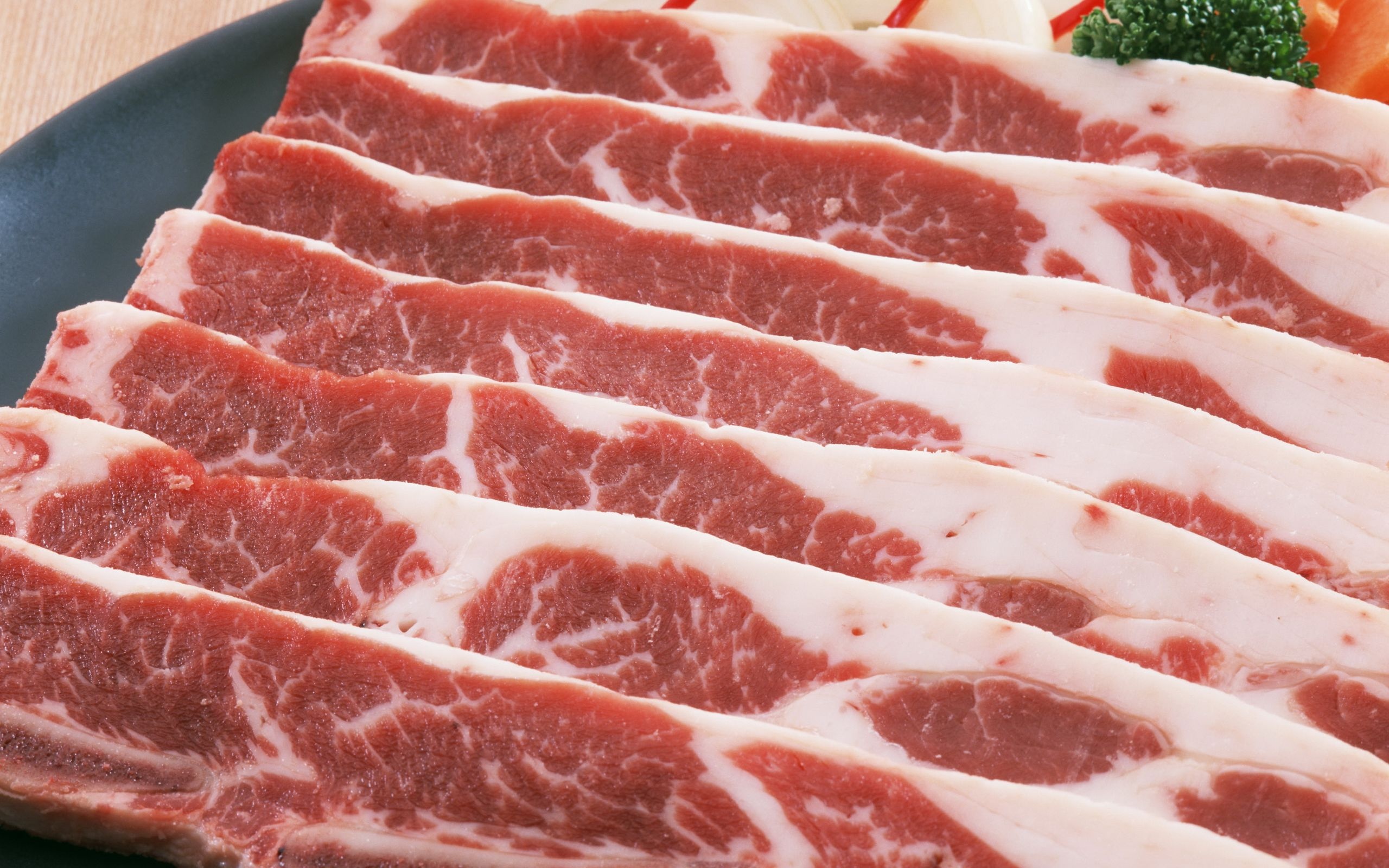 营养美食雪花牛肉片食材