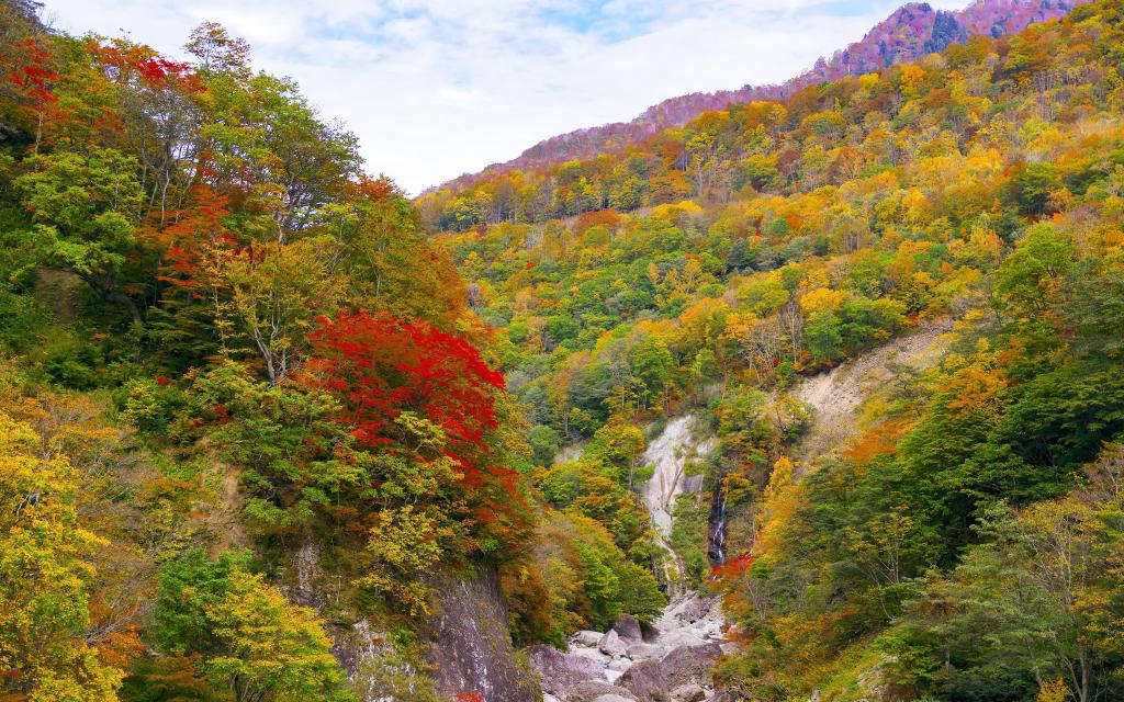 日本长野的美丽风光